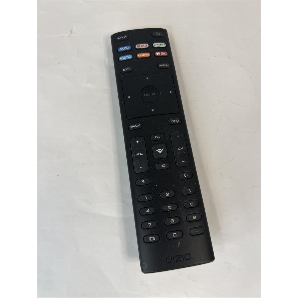 VIZIO XRT136 Smart TV Remote Control - Black - Tested & Works